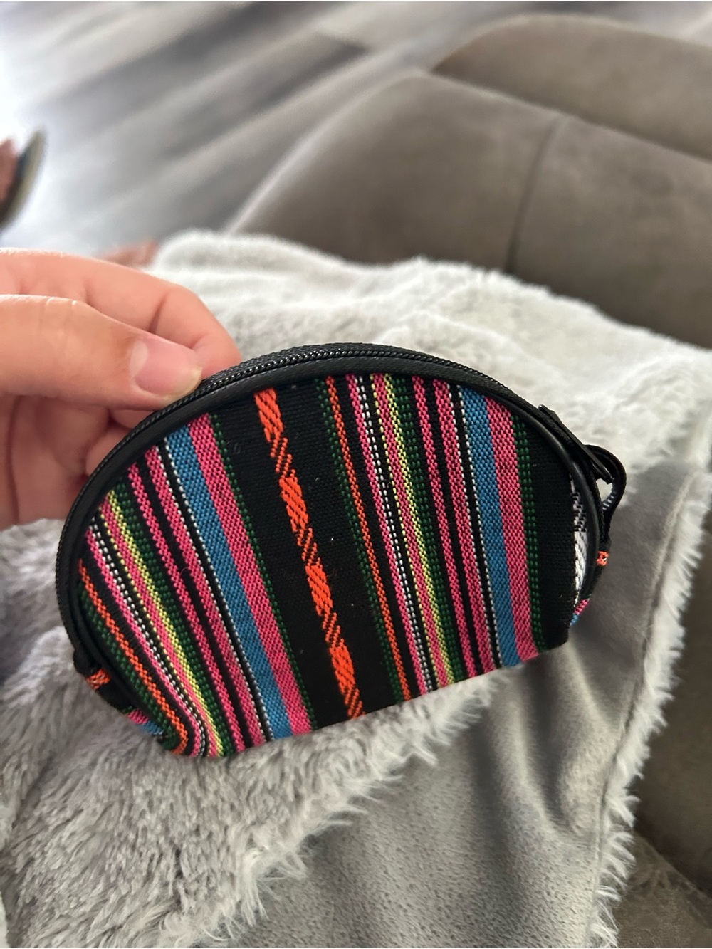4/$50 Colorful Striped Zip Coin Purse wallet
